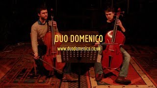 Duo Domenico plays Gabrielli Canon for 2 cellos [upl. by Maureen]