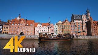 4K Gdansk Poland  Cities of the World  Urban Life Documentary Film [upl. by Christos]