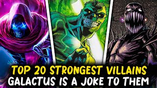 Top 20 Strongest Villains in The Marvel Universe [upl. by Yearwood]