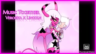 ROMAIN WORLD MUSIC TOGETHER  VEROSIKA x LINCOLN  THE HAZBIN HOTELHELLUVA BOSS MOVIE  ANIMATION [upl. by Ahsilaf637]