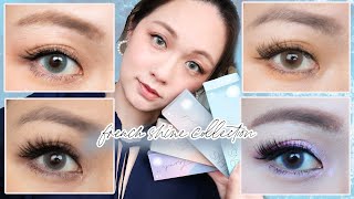 OLENS FRENCH SHINE COLLECTION REVIEWCLOSE UPCOMPARISONS AQUAHAZELGREYLAVENDER [upl. by Yecram]