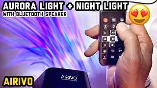 AIRIVO Star Aurora Projector Night Light Speaker Combo [upl. by Irmina]