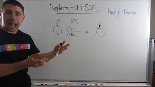 Replacing Alcohols with Chlorines with SOCl2 via Sn2 [upl. by Nandor]