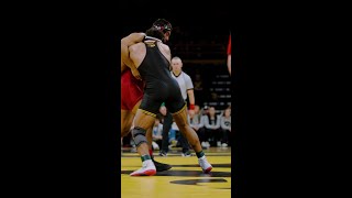 Buchanan Win vs Stanford  Iowa Wrestling [upl. by Ayouqes]