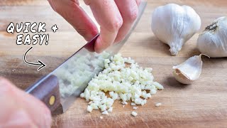 The BEST Way to Peel amp Mince Garlic [upl. by Also]