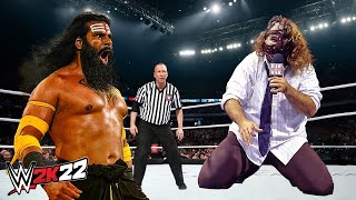 Veer Mahaan vs Mankind WWE 2K22 [upl. by Forrester920]