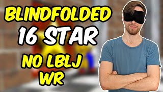 BLINDFOLDED Super Mario 64  16 Star No LBLJ Speedrun WR in 2222 by Bubzia [upl. by Guarino]