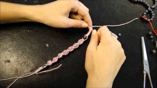 How to Make a Shamballa Bracelet Sun Enterprises [upl. by Kremer]