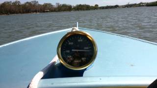 Yamaha 25Hp 2 Stroke Trimmed Top Speed [upl. by Rez912]