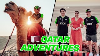 SWAPPING F1 cars for camels 🐪 VALTTERI BOTTAS and ZHOU GUANYU’S QATARI adventure 🇶🇦 [upl. by Tegdig]