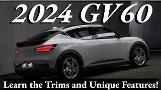 2024 Genesis GV60 Trims Key Features amp More [upl. by Gittle]