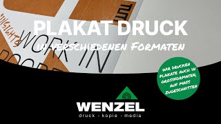 Plakatdruck für ein Event [upl. by Schoof]