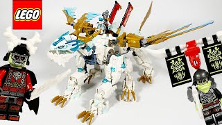 LEGO Ninjago Core 71786 Zanes Ice Dragon Creature  Ninjago 2023  Beat Build [upl. by Frans894]