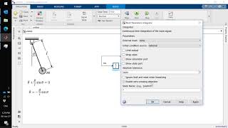 Matlab simulink model of a SimplePendulum model [upl. by Aihsat663]