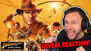 INDIANA JONES AND THE GREAT CIRCLE  REVEAL TRAILER REACTION [upl. by Suckow]