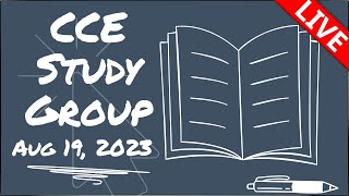 CCE Study Group Livestream  Aug 19 2023  Generally Practicing  RACGP 20232 CCE LS1 [upl. by Lidah]