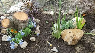 COMO DECORAR UN JARDIN CON TRONCOS PIEDRAS Y PLANTAS ORNAMENTALES [upl. by Eaner]