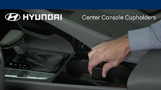 Center Console Cupholders  Hyundai [upl. by Yelrahc727]