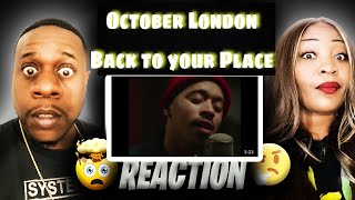 THIS IS REAL RampB OCTOBER LONDON  BACK TO YOUR PLACE REACTION [upl. by Jelene449]