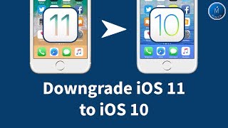 ► Comment Downgrade Désinstaller de iOS 11 à iOS 10📲 Sans Perdre de Données PCMAC◄ [upl. by Safoelc]