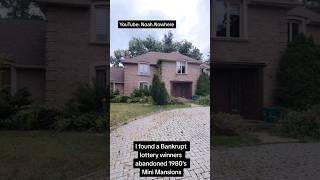 I found a BANKRUPT LOTTERY WINNERS Abandoned 1980s Mini Mansion abandonded urbanexploration [upl. by Behl]