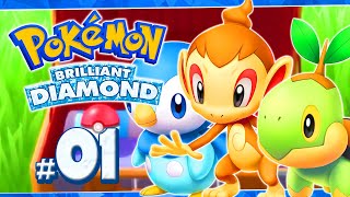 Pokemon Brilliant Diamond Part 1 THE SINNOH REMAKE Gameplay Walkthrough [upl. by Thecla783]