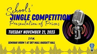 Schools Jingle Competition Presentation of Prizes [upl. by Farrica]