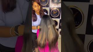 Acha lag ta hai shortvideo hairstyle reelsinstagram hair  salon hairsmootheningandkeratint [upl. by Dekow]