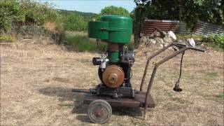 Villiers WX11 WBH  Start And Run  Vintage Stationary Engine [upl. by Yeltrab]