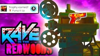 RAVE IN THE REDWOODS PACK A PUNCH TUTORIAL FULL PACK A PUNCH GUIDE  BOAT  POWER  IW ZOMBIES [upl. by Amarette]