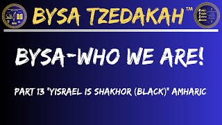 BYSA WHO WE ARE  PART 13 YISRAEL IS SHAKHOR BLACK AMHARIC [upl. by Jess]