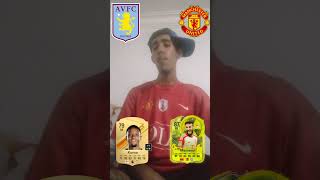 Aston villa Vs man united in premier League whos gonna win 🏆 [upl. by Teilo]