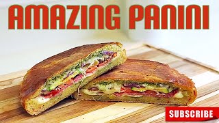 Best Panini 😋 Italian Panini Sandwich recipe 🇮🇹 [upl. by Yekcir]