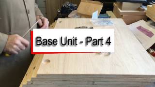 Workshop Base Units  Fitting the Hinges Legs and Handles [upl. by Abbottson]