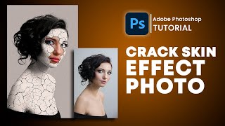 Create CRAZY CRACK SKIN Effect In Photoshop 2024 photoshop photoshoptutorial manipulation [upl. by Yekcin]