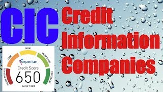 CREDIT INFORMATION COMPANIES in Tamil JAIIB CICs Cibil Equifax Crif highmark Experien [upl. by Venable]