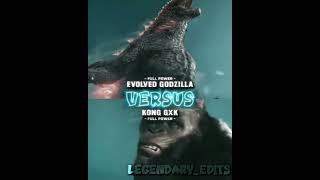 EVOLVED GODZILLA VS KONG  LegendaryEdits 🔥 alightmotion edit fypviral [upl. by Eecak]