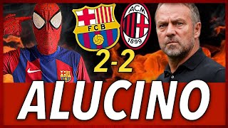 😳¡ALUCINANTES DECLARACIONES de HANSI FLICK tras el BARÇA 22 MILAN ME GUSTA [upl. by Suoicerp]