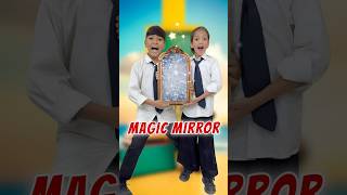 Magic Mirror 😱🤯 comedy jagga funny aaganwadikebacche magic dhonisir shorts trending [upl. by Darelle]