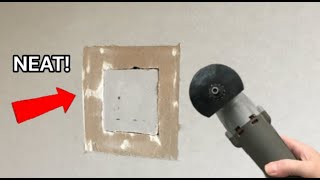 How to QuickFix a small Hole in a Wall Plaster Board  The Easiest Way Ive Seen [upl. by Wistrup]