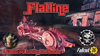 Fallout 76 Camp Build  The Flatline Cyber Punk Bar  By Tee Noodle [upl. by Gefen]