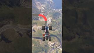 GTA V Dangerous Stunt on Mount Chiliad 😍 gta shorts viral short [upl. by Rebel893]