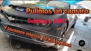 Seguimos laborando y GRABANDO para ustedes 💪 y hoy DETALLAMOS un CAMARÓ Y UN KIA OPTIMA [upl. by Anaeed]