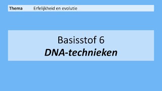 VMBO HAVO 2  Erfelijkheid en evolutie  Basisstof 6 DNAtechnieken  MAX [upl. by Hazlip56]