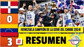 ¡VENEZUELA CAMPEÓN DE SERIE DEL CARIBE al dejar en blanco a República Dominicana  Serie del Caribe [upl. by Sholes]