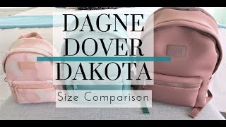 Dagne Dover Dakota Size Comparison Large Medium and Small [upl. by Drawyah]