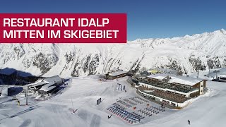 Bergrestaurant Idalp auf 2320 m in IschglSamnaun Silvretta Arena [upl. by Feerahs]