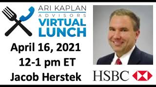 VirtualLunch  Ari Kaplan interviews Jacob Herstek VP and Senior Counsel HSBC [upl. by Dong744]