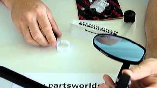 Parts World  How to mount Rizoma mirrors reverse [upl. by Aldon]