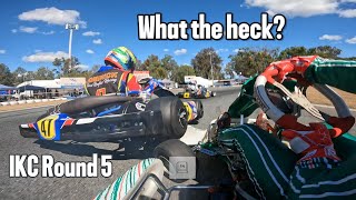 OUR STRONG START GETS RUINED  IKC Round 5 karting racing gopro [upl. by Kola]